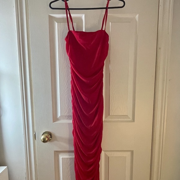 Fashion Nova red maxi dress size XS - Picture 1 of 2